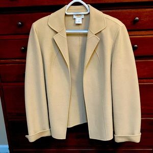 100%wool unconstructed blazer from Talbots